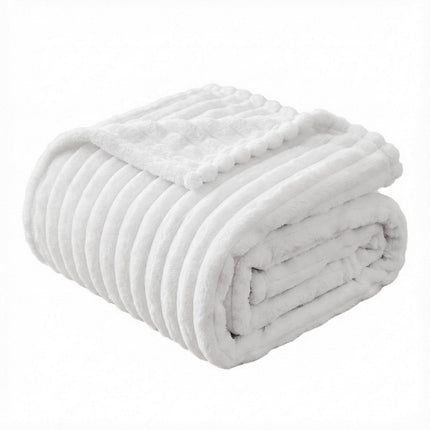 Giselle 152x203cm Throw Blanket Queen Fleece Lightweight Cozy Sofa Couch Bed Throw.