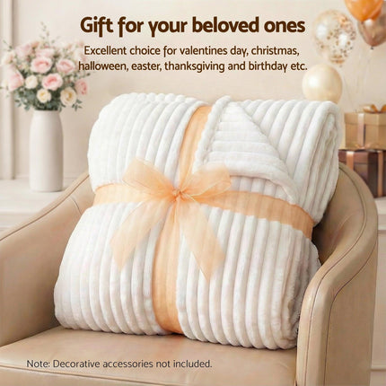 Giselle 152x203cm Throw Blanket Queen Fleece Lightweight Cozy Sofa Couch Bed Throw.