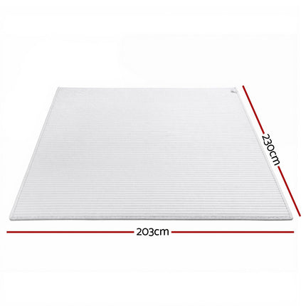 Giselle 203x230cm Throw Blanket Fleece Soft Lightweight Cozy Sofa Couch Bed Throw.