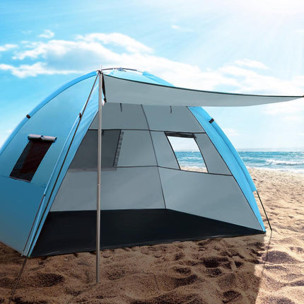 Weisshorn Camping Tent Beach Portable Hiking Sun Shade Shelter Fishing 4 Person.