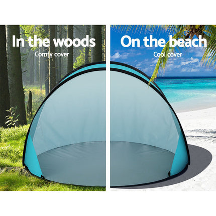 Weisshorn Pop Up Beach Tent Camping Portable Sun Shade Shelter Fishing.