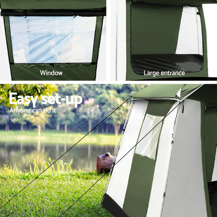 Weisshorn Family Camping Tent 6 Person Hiking Beach Tents Dome Shelter.