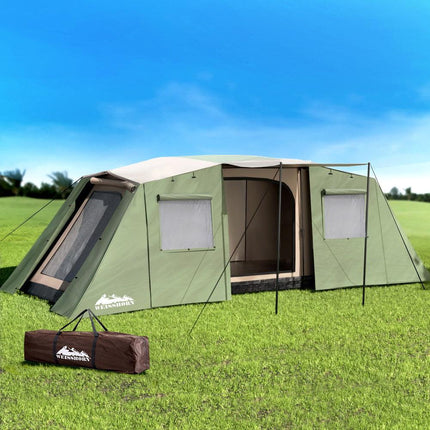 Weisshorn Instant Up Camping Tent 10 Person Outdoor Family Hiking Tents 3 Rooms.