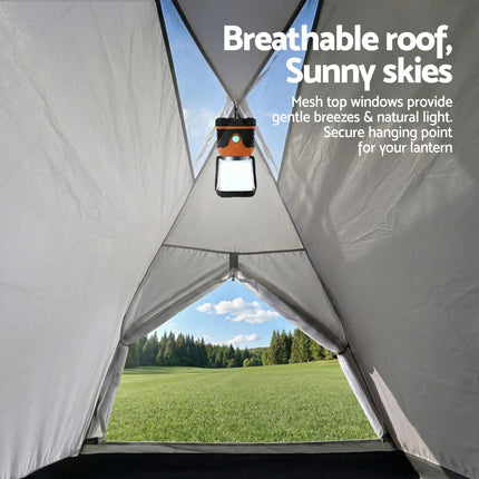 Weisshorn 2 Person Instant Pop Up Camping Tent Automatic Waterproof Hiking Beach.