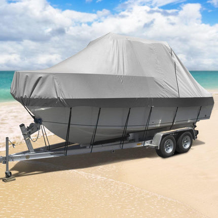 Seamanship 17-19ft Boat Cover Trailerable Jumbo 600D Marine Heavy Duty.