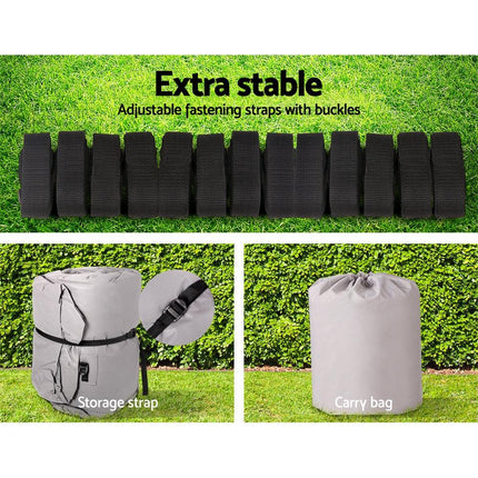 Seamanship Boat Cover 19-21ft Trailerable Jumbo Marine Grade Heavy Duty Grey.