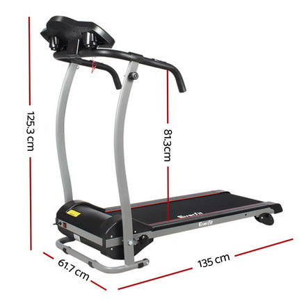 Everfit Treadmill Electric Home Gym Fitness Exercise Machine Foldable 360mm.
