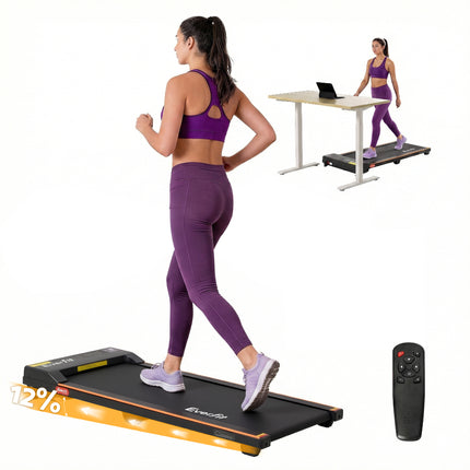 Everfit 3 in 1 Walking Pad Treadmill 12% Incline Under Desk Treadmills for Home Gym With 38cm Wide Belt.
