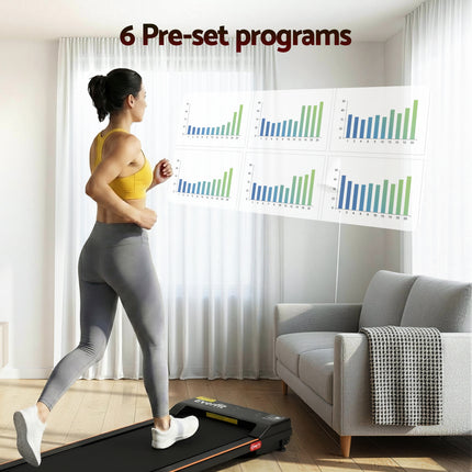 Everfit 3 in 1 Walking Pad Treadmill 12% Incline Under Desk Treadmills for Home Gym With 38cm Wide Belt.