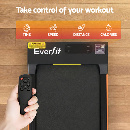 Everfit 3 in 1 Walking Pad Treadmill 12% Incline Under Desk Treadmills for Home Gym With 38cm Wide Belt.