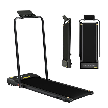 Everfit Treadmill Electric Walking Pad Under Desk Home Gym Fitness 380mm Black.