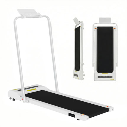 Everfit Treadmill Electric Walking Pad Under Desk Home Gym Fitness 380mm White.