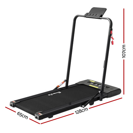 Everfit Treadmill Electric Walking Pad Under Desk Home Gym Fitness 400mm Black.