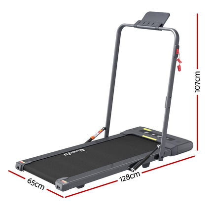 Everfit Treadmill Electric Walking Pad Under Desk Home Gym Fitness 400mm Grey.