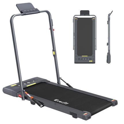 Everfit Treadmill Electric Walking Pad Under Desk Home Gym Fitness 400mm Grey.