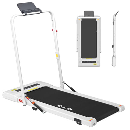 Everfit Treadmill Electric Walking Pad Under Desk Home Gym Fitness 400mm White.