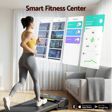 Everfit 3 in 1 Walking Pad Treadmill 20% Auto Incline Under Desk Treadmills for Home Gym With 40cm Wide Belt.