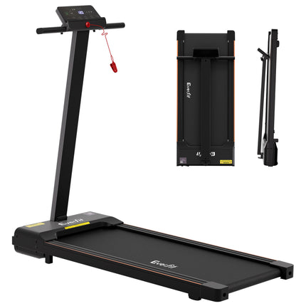 Everfit Walking Pad Treadmill 2 in 1 Foldable for Home Gym 40cm Wide Belt 12 Programs with App.