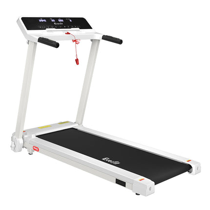 Everfit Treadmill Electric Home Gym Fitness Exercise Knob Foldable 420mm White.