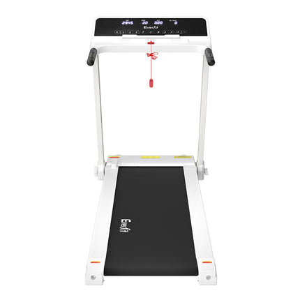 Everfit Treadmill Electric Home Gym Fitness Exercise Knob Foldable 420mm White.