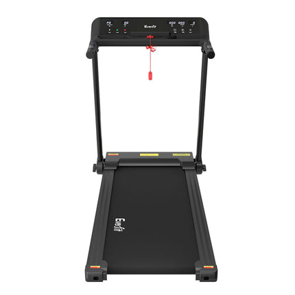 Everfit Treadmill Electric Home Gym Fitness Exercise Knob Foldable 450mm Black.