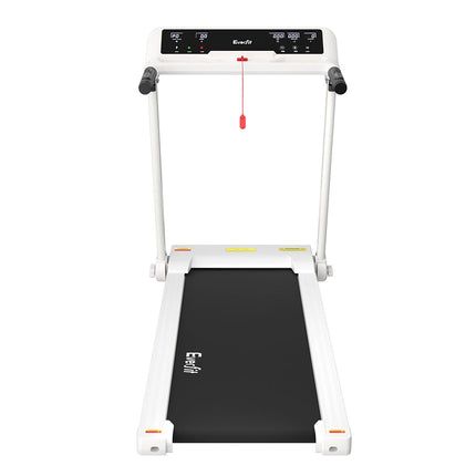Everfit Treadmill Electric Home Gym Fitness Exercise Knob Foldable 450mm White.