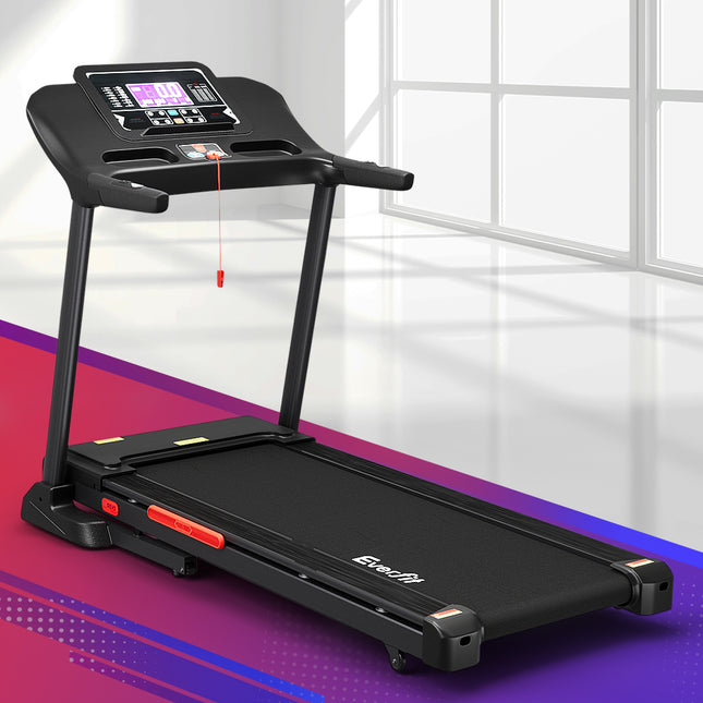 Everfit Treadmill Electric Auto Incline Home Gym Fitness Exercise Machine 520mm.