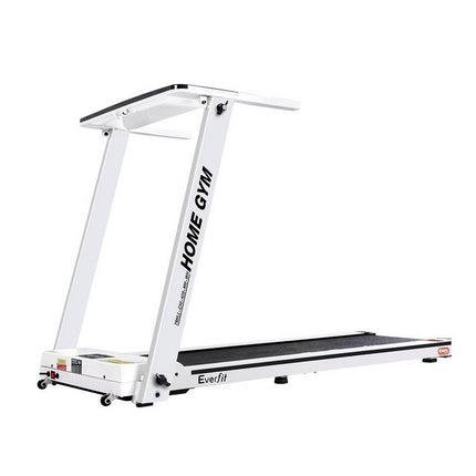 Everfit Treadmill Electric Home Gym Fitness Exercise Fully Foldable 420mm White.