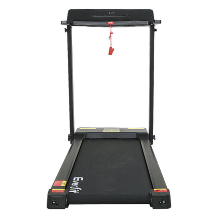 Everfit Treadmill Electric Home Gym Fitness Exercise Fully Foldable 450mm Black.