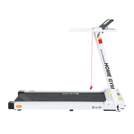 Everfit Treadmill Electric Home Gym Fitness Exercise Fully Foldable 450mm White.