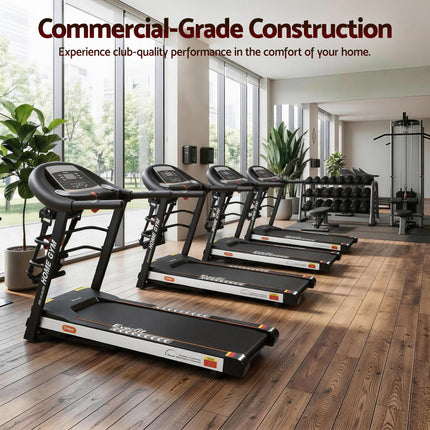 Everfit Treadmill Electric Home Gym Fitness Exercise Machine w/ Massager 450mm.