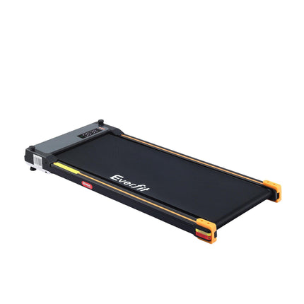 Everfit 2 Side Walking Pad Treadmill with Massage Function Fitness 380mm Black.