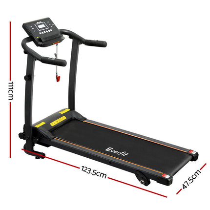 Everfit Treadmill Electric Home Gym Fitness Exercise Machine Foldable 370mm.