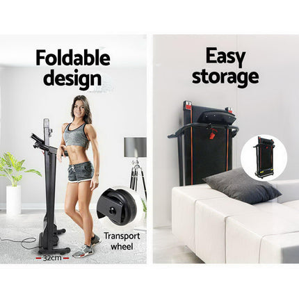 Everfit Treadmill Electric Home Gym Fitness Exercise Machine Foldable 370mm.