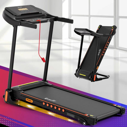 Everfit Treadmill Electric Home Gym Fitness Exercise Equipment Incline 390mm.