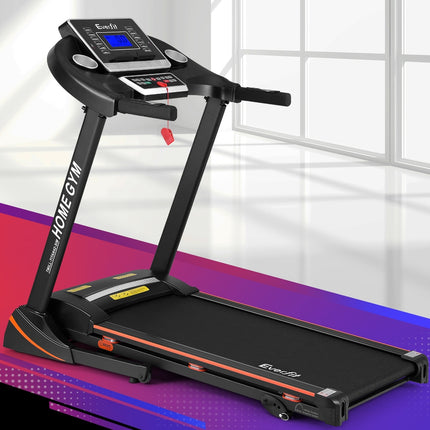 Everfit Treadmill Electric Home Gym Fitness Exercise Machine Hydraulic 420mm.