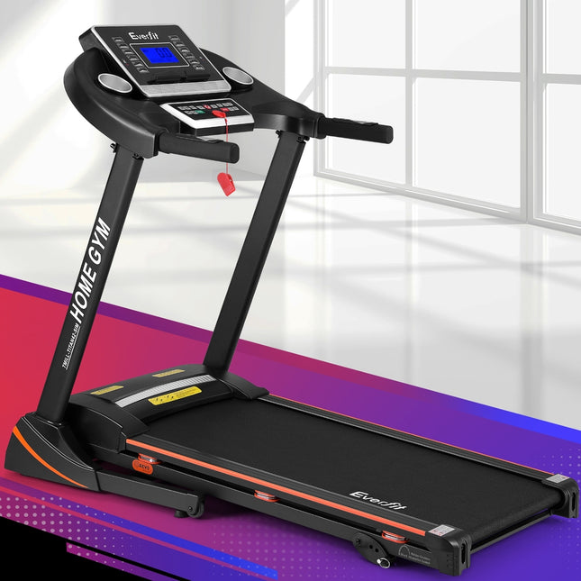 Everfit Treadmill Electric Home Gym Fitness Exercise Machine Hydraulic 420mm.