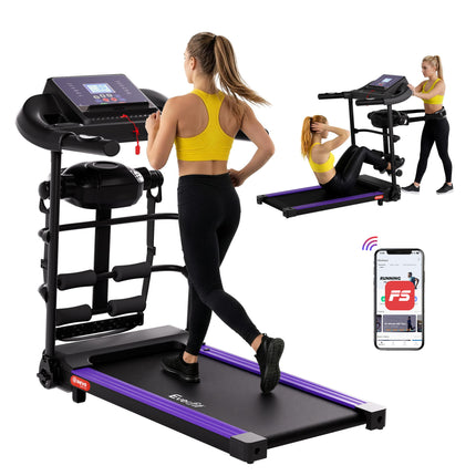Everfit Treadmill Electric Home Gym Fitness Exercise Machine w/ Massager 400mm.