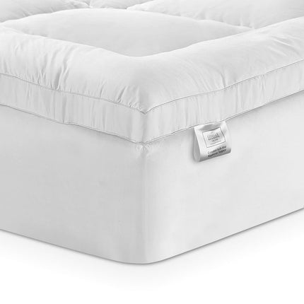 Giselle Bedding 5cm Bamboo Pillowtop Mattress Topper 1000GSM Mattress Pad for Back Pain Relief Washable Breathable Protector with 45cm Deep Pocket Single.