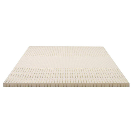 Giselle Bedding Latex Mattress Topper, 5cm Thick Cooling Bed Pad for Side Sleepers Pain Relief, 7 Zone Foldable Mat with Washable Cover for Guest Room Bedroom King.