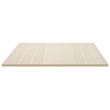 Giselle Bedding Latex Mattress Topper, 5cm Thick Cooling Bed Pad for Side Sleepers Pain Relief, 7 Zone Foldable Mat with Washable Cover for Guest Room Bedroom King.