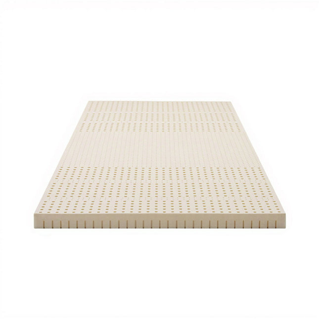 Giselle Bedding Latex Mattress Topper, 7.5cm Thick 7-Zone Pressure Relief Bed Pad with Washable Cover, Cooling Breathable Mat for Side Sleepers & Back Pain, Beige King Single