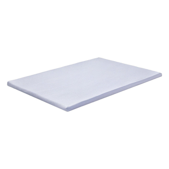 Giselle Bedding Natural Latex Mattress Topper, 7-Zone Pressure Relief Bed Pad for Back Pain, Ice Silk Cooling Cover for Hot Sleepers, 5cm Firm Support, Queen.