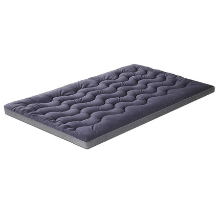 Giselle Bedding 5cm Pillowtop Topper Bamboo Polyester Blend Fibre Pad for Back Pain Relief Washable Overfilled Bed Protector 500GSM Double.