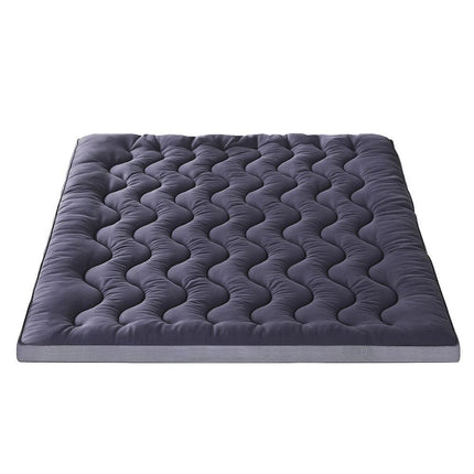 Giselle Bedding 5cm Pillowtop Topper Bamboo Polyester Blend Fibre Pad for Back Pain Relief Washable Overfilled Bed Protector 500GSM King.