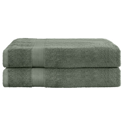 2 Pack Bath Sheets Set Cotton Extra Large Towel Green.