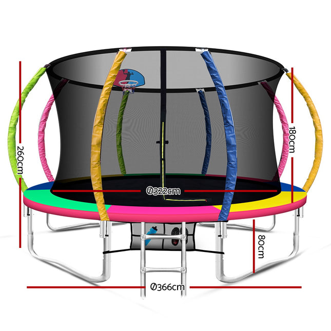 Everfit 12ft Trampoline Rebounder for Kids.