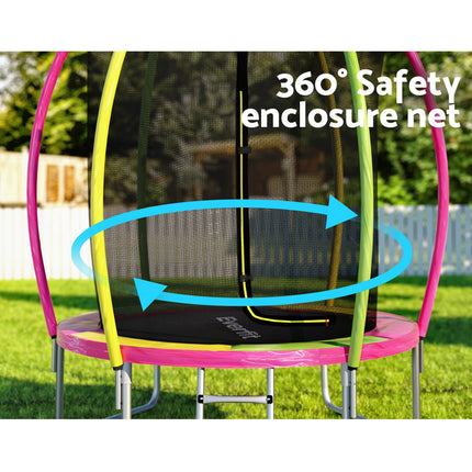 Everfit 6ft Kids Round Trampoline Rebounder.