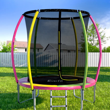 Everfit 6ft Kids Round Trampoline Rebounder.
