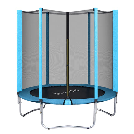 Everfit Trampoline 6FT Kids Trampolines Safety Net Pad Round Blue.